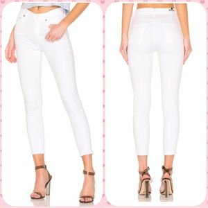 Citizens of Humanity Rocket Crop High Rise Skinny White Jeans Women’s Size 24